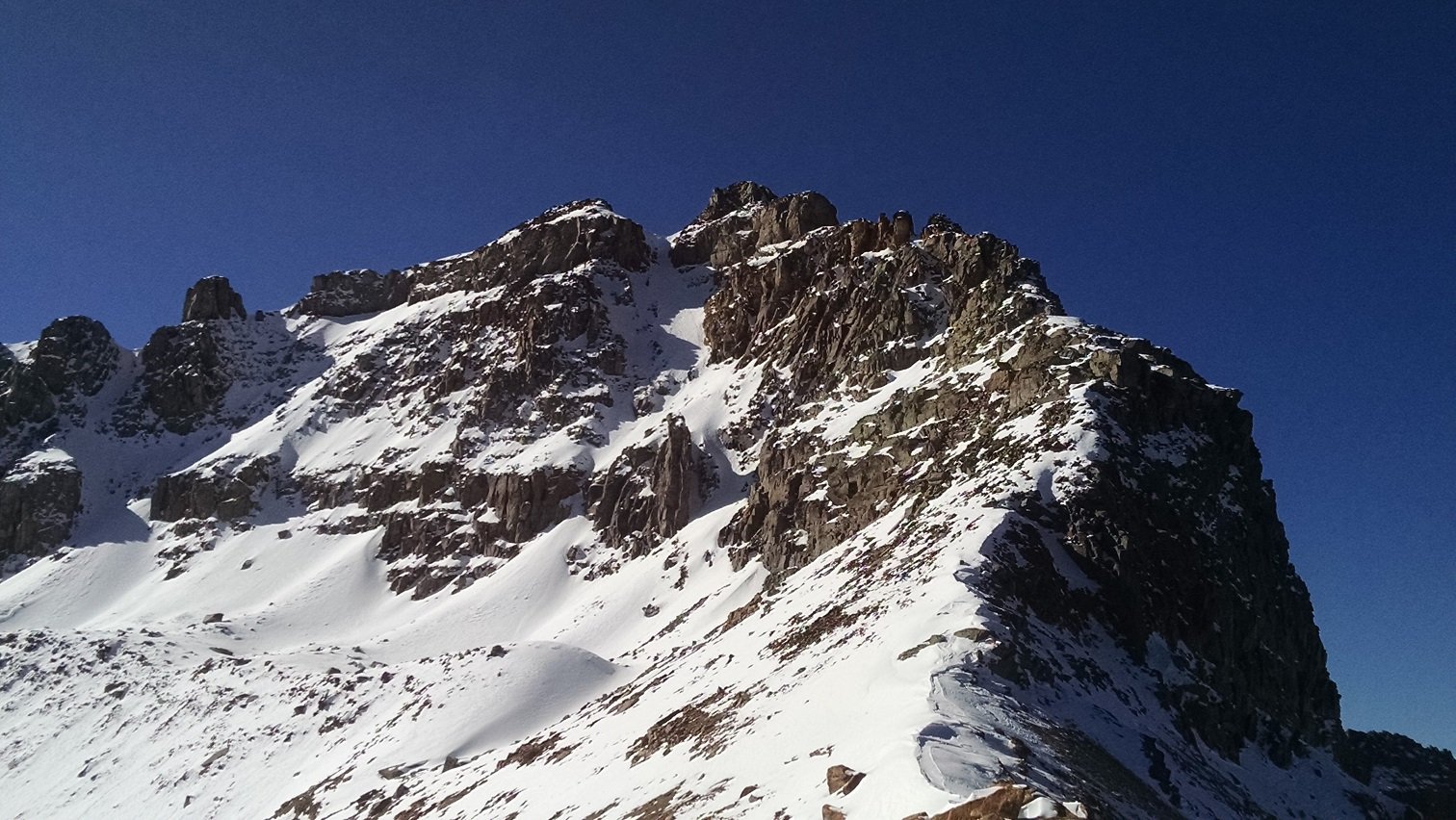 The North Ridge on Vermilion Peak