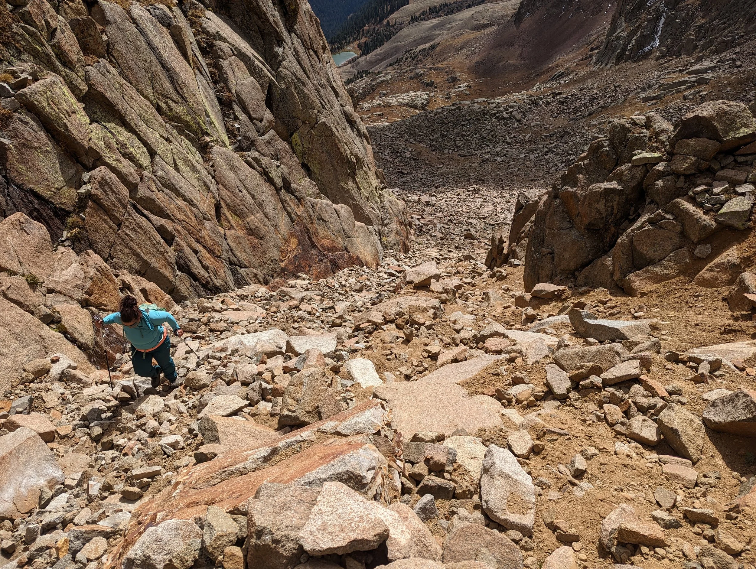 Regina inside the gully