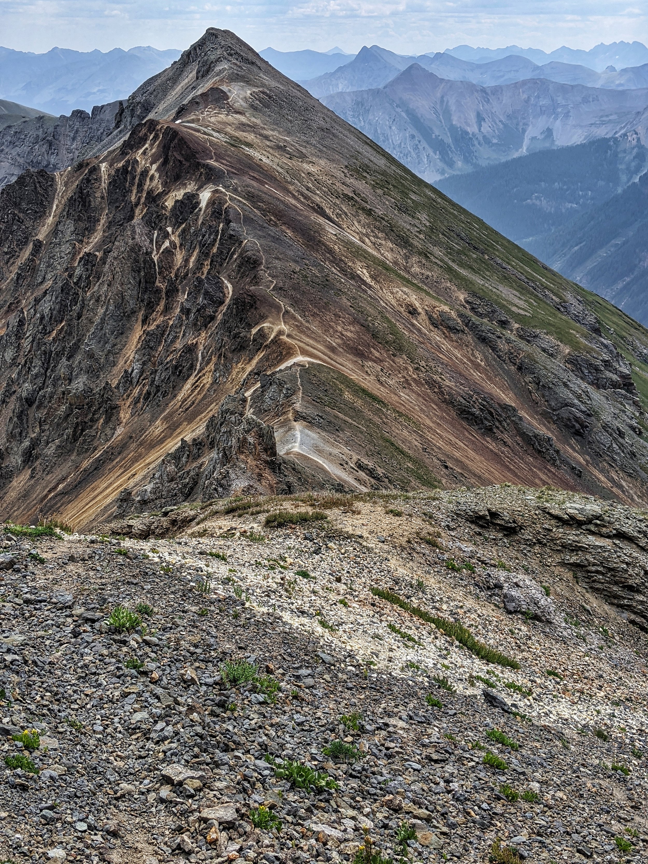 "V2" (13,319') from the East Ridge of Ulysses S. Grant Peak
