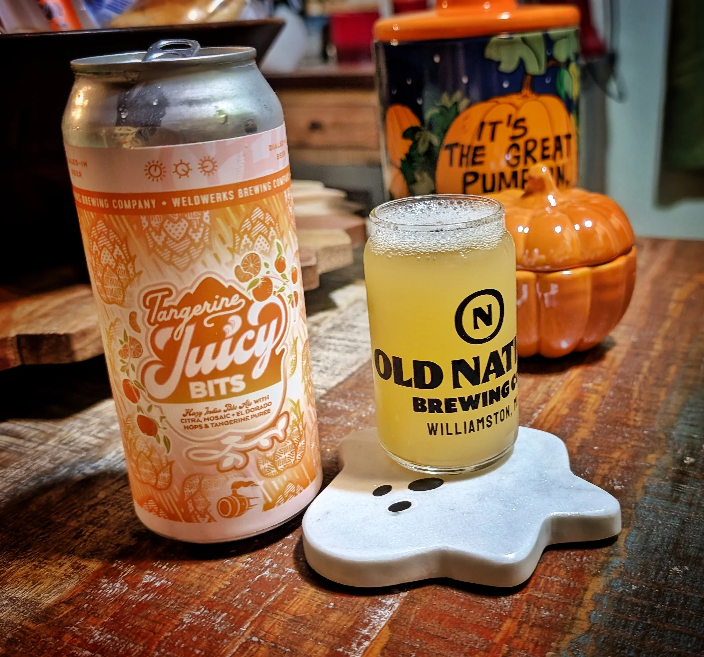 Spooky Tangerine Juicy Bits!