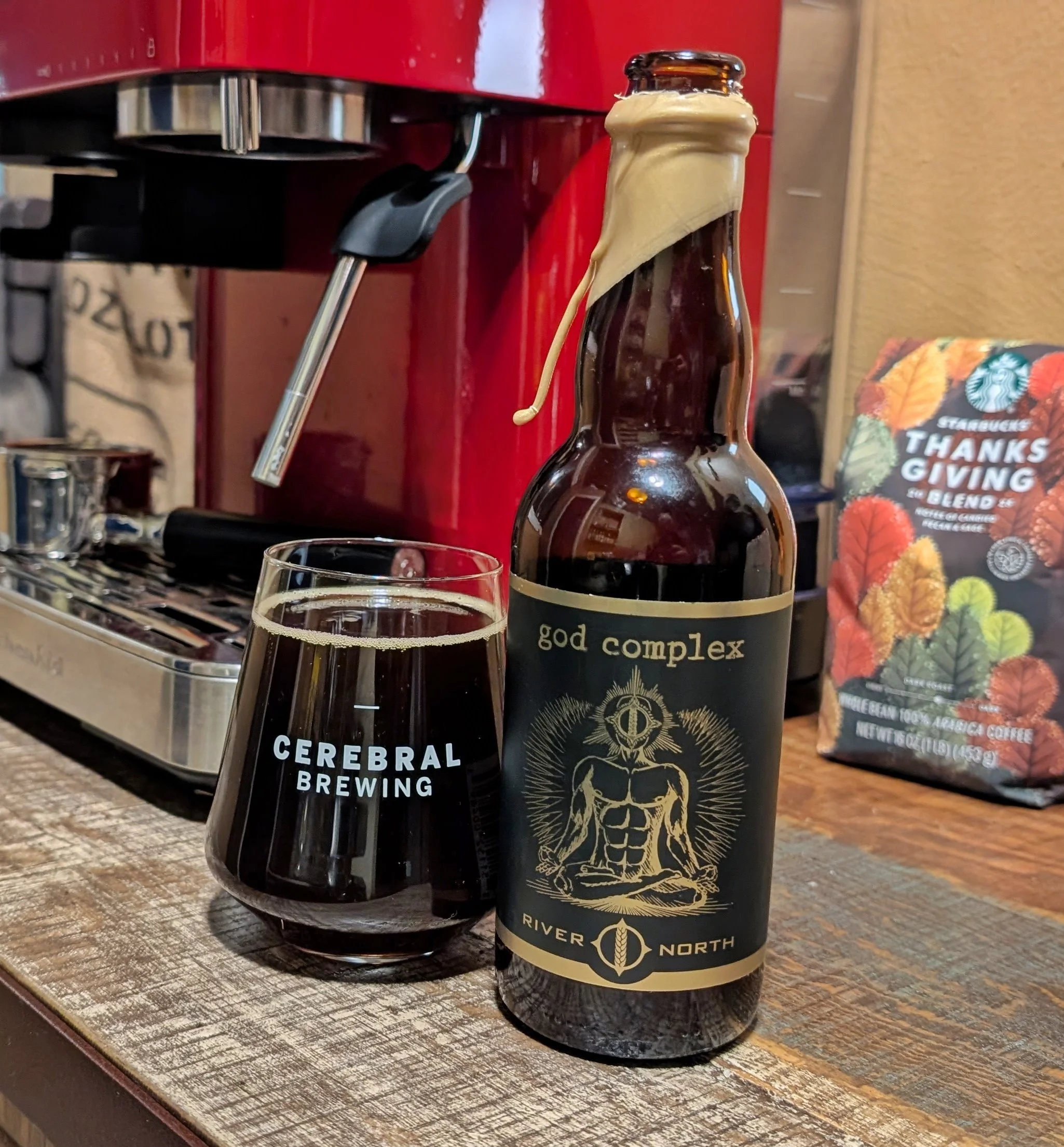 A powerful 20.6% Belgian Quad. Definitely one of River North's upper eschalon beers. 