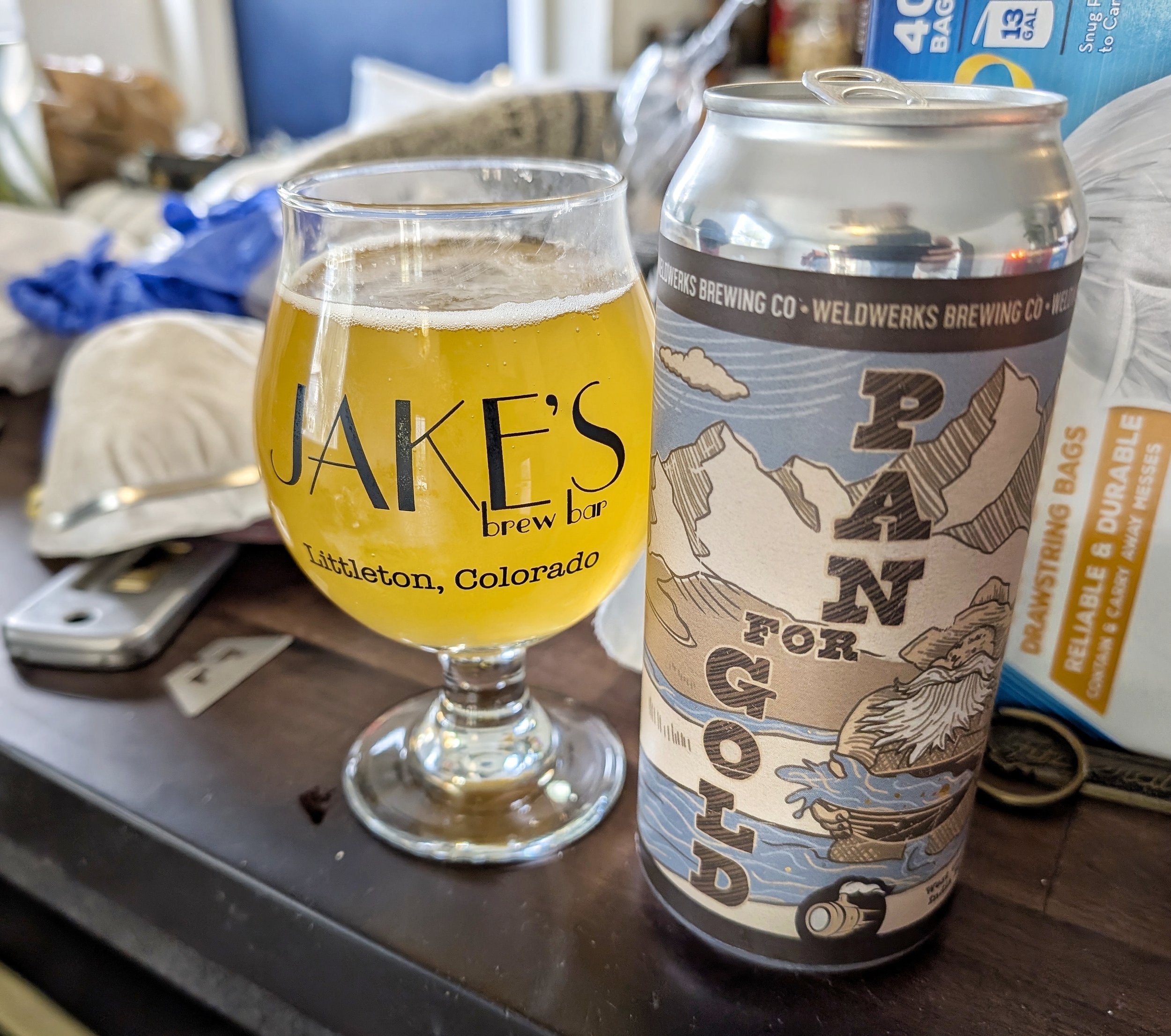 Panning for an IPA from Weldwerks