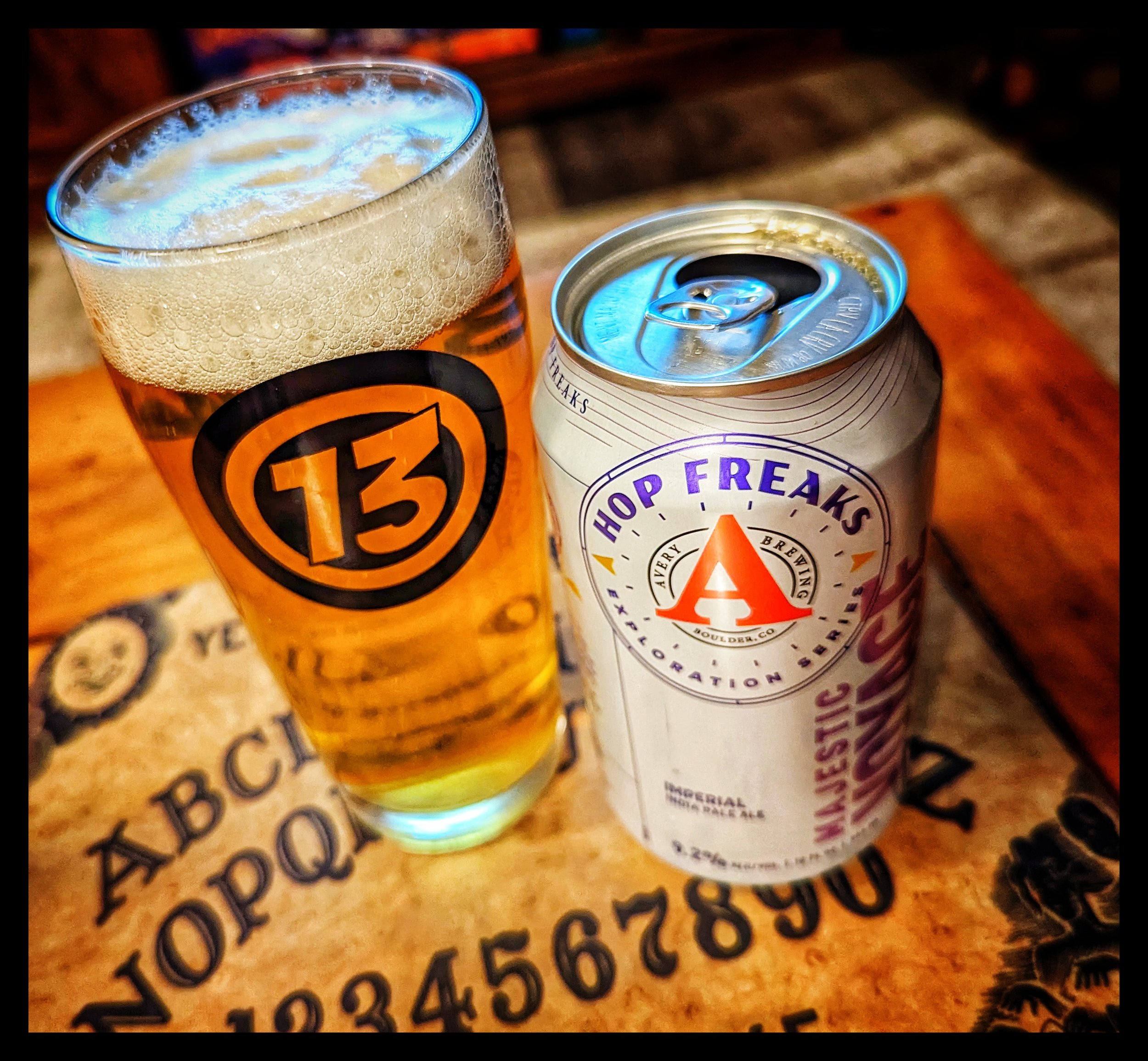 A newer beer from Avery that was PHENOMINAL! Tons of tropical notes & dry-hopped with azacca (my favorite) & experimental hops.