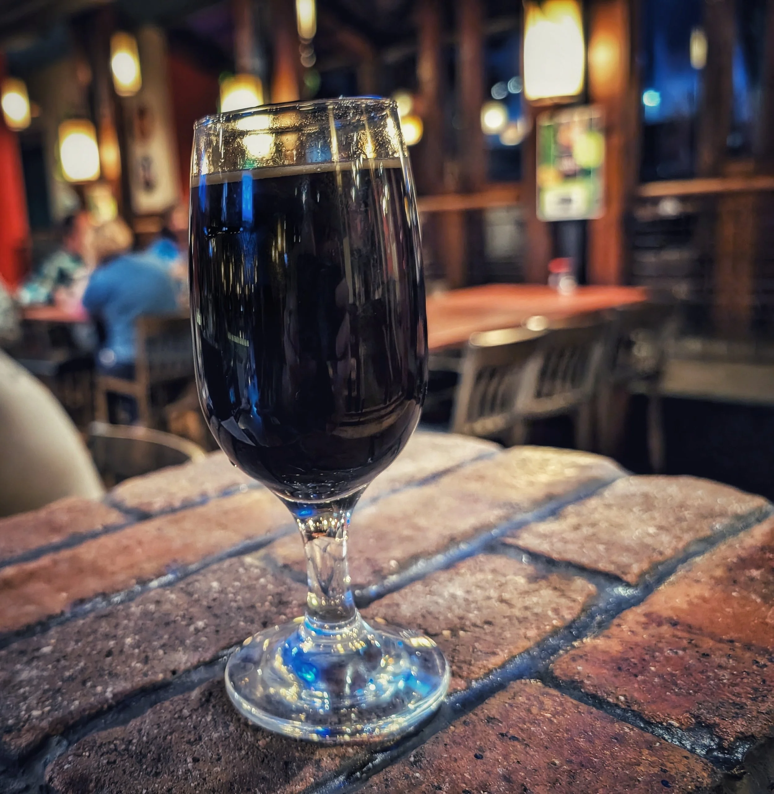 Enjoying a RARE on draft, 2019 Bourbon County Stout from Goose Island at Alehouse in Grand Junction, Co. 