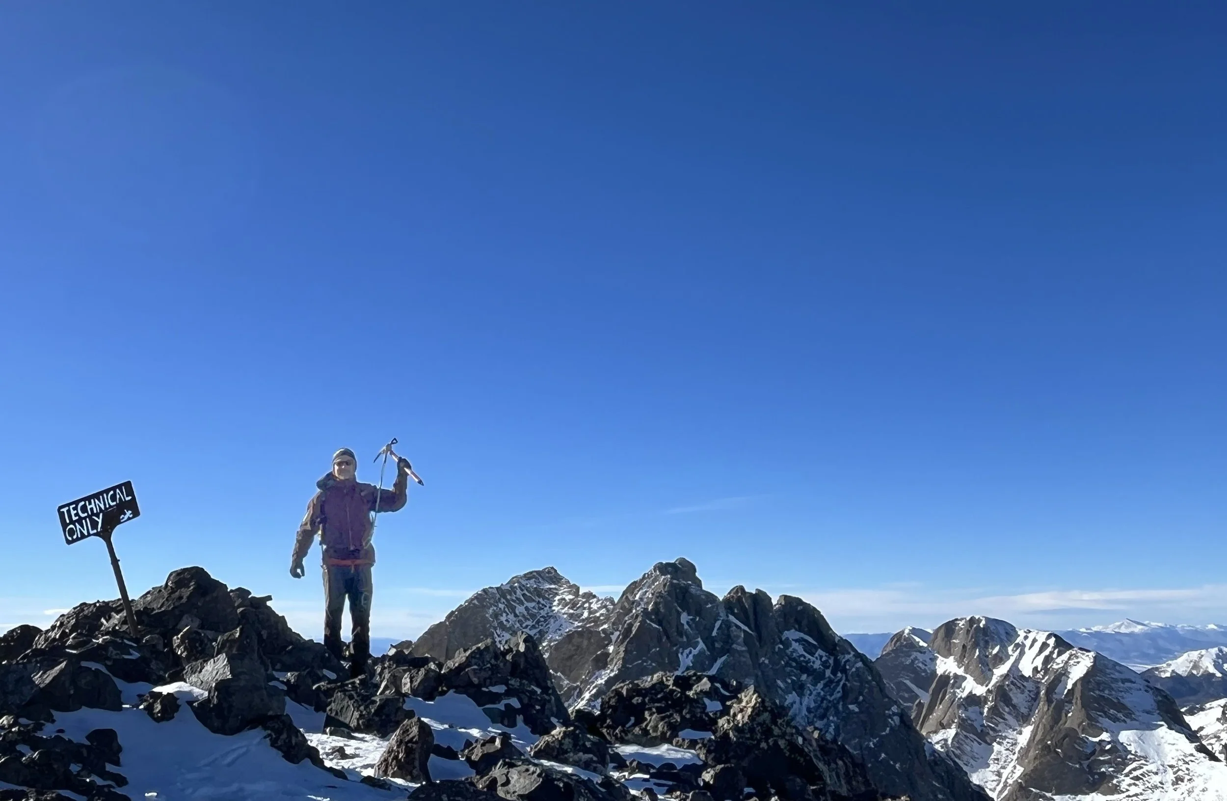 Myself in the typical gaper "Here's my axe" pose