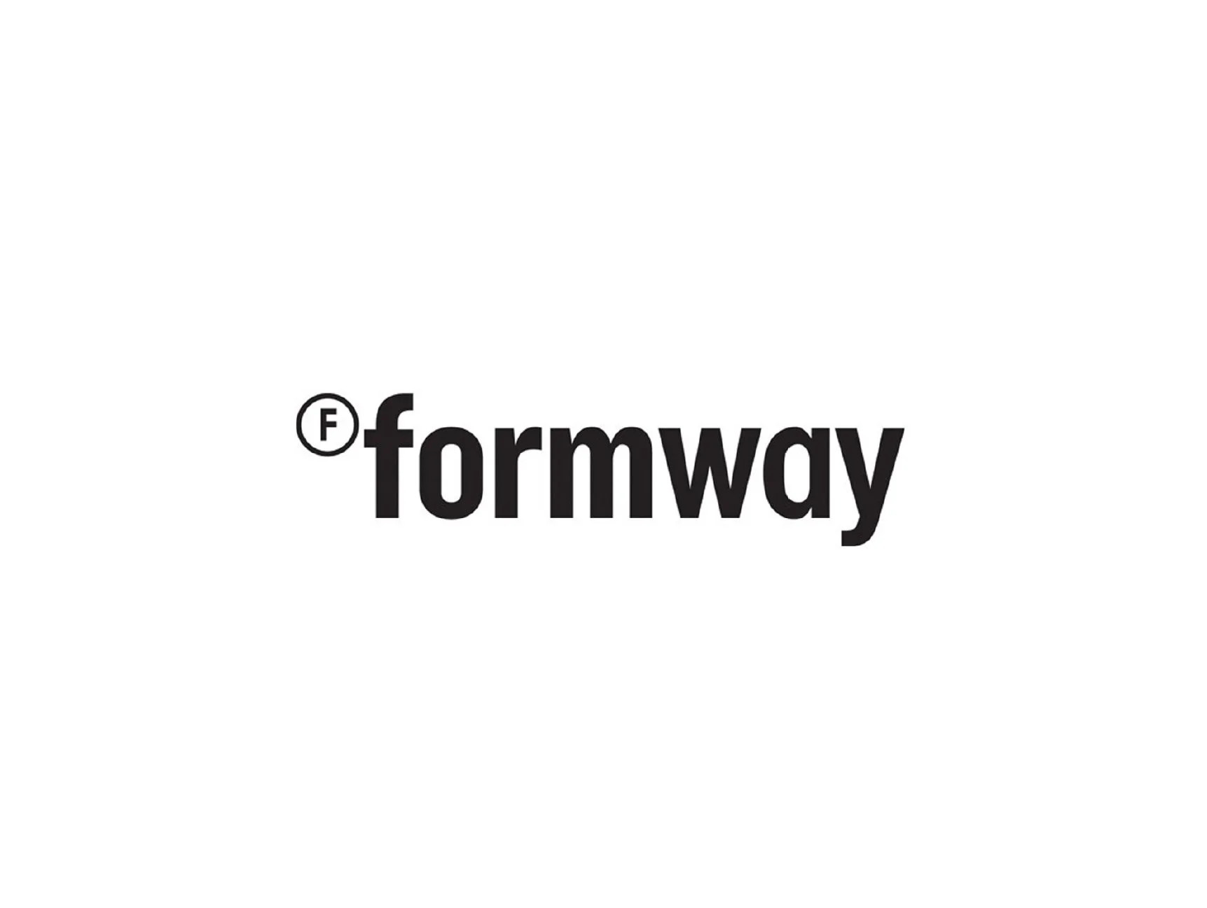 The logo for the company 'Formway' with a registered trademark symbol, presented in black text on a white background.