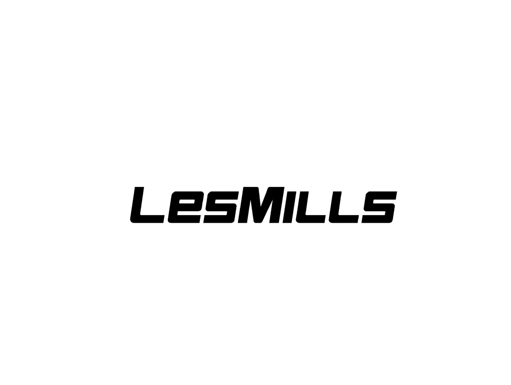 Black text on white background reads "Les Mills" in bold, stylized font.