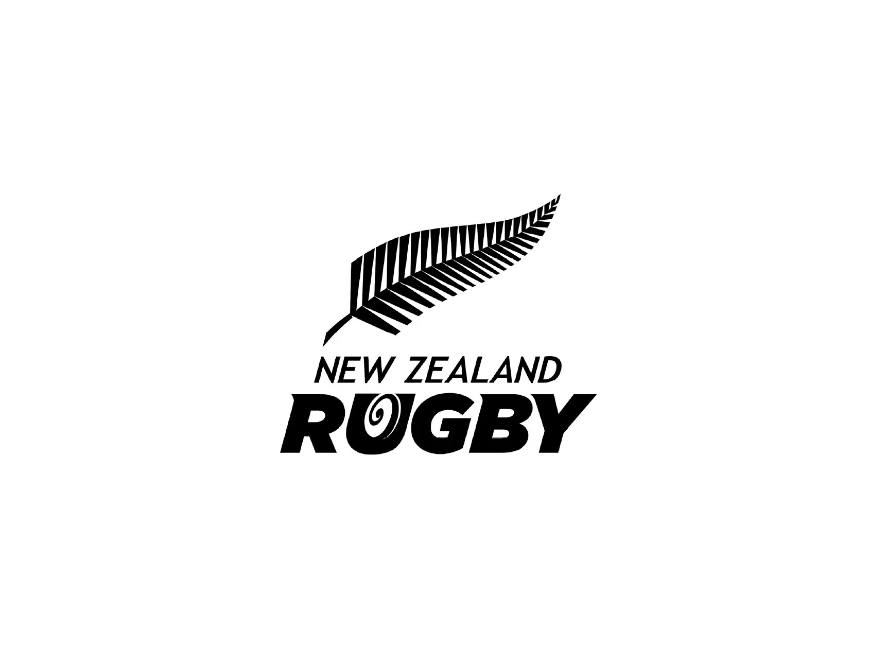 Logo of New Zealand Rugby featuring a stylized silver fern leaf above the words "New Zealand Rugby" in bold text.