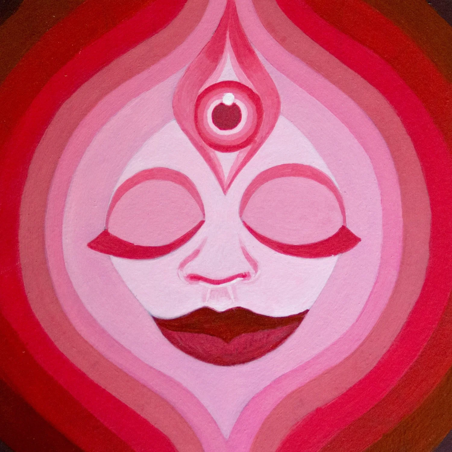Fertile Being – symbolic painting depicting abundance, life, and creative energy, by Juvy Torres