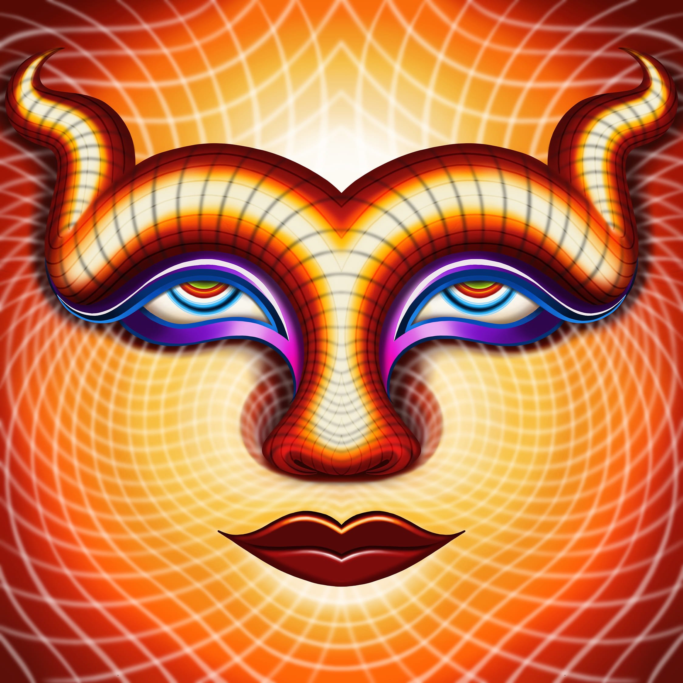 Supreme Being – expansive Procreate illustration exploring themes of divinity and universal consciousness, by Juvy Torres