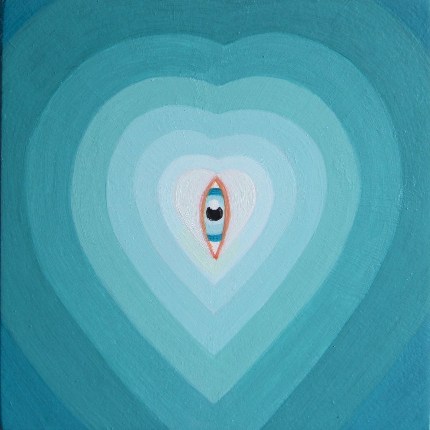 Seeing Heart 2 – second in the Seeing Heart series, exploring the heart's perception in vivid color, by Juvy Torres