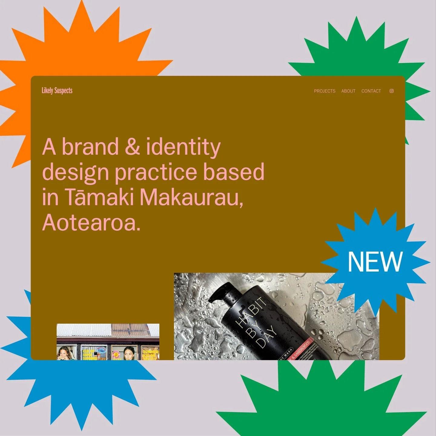 After a year in business, we've finally got around to updating the website with some case studies, vastly improved written content, and our very own house font. It's all still inexplicably brown and pink though.

You can squiz at the link in our bio.