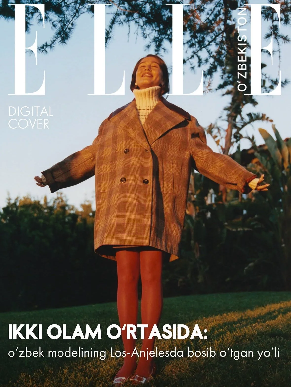 Elle Uzbekistan September Cover by Taylor Colgate