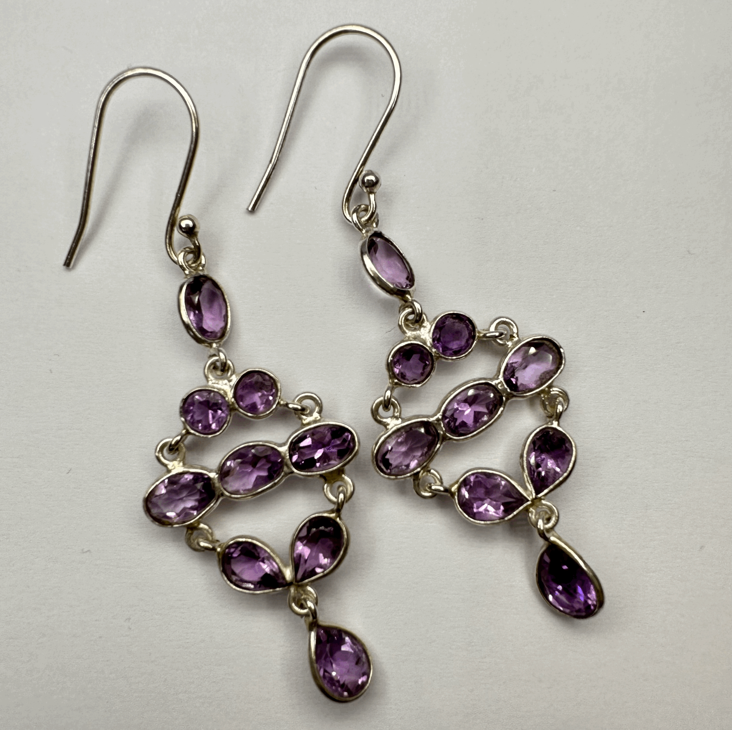 Amethyst Drop Earrings