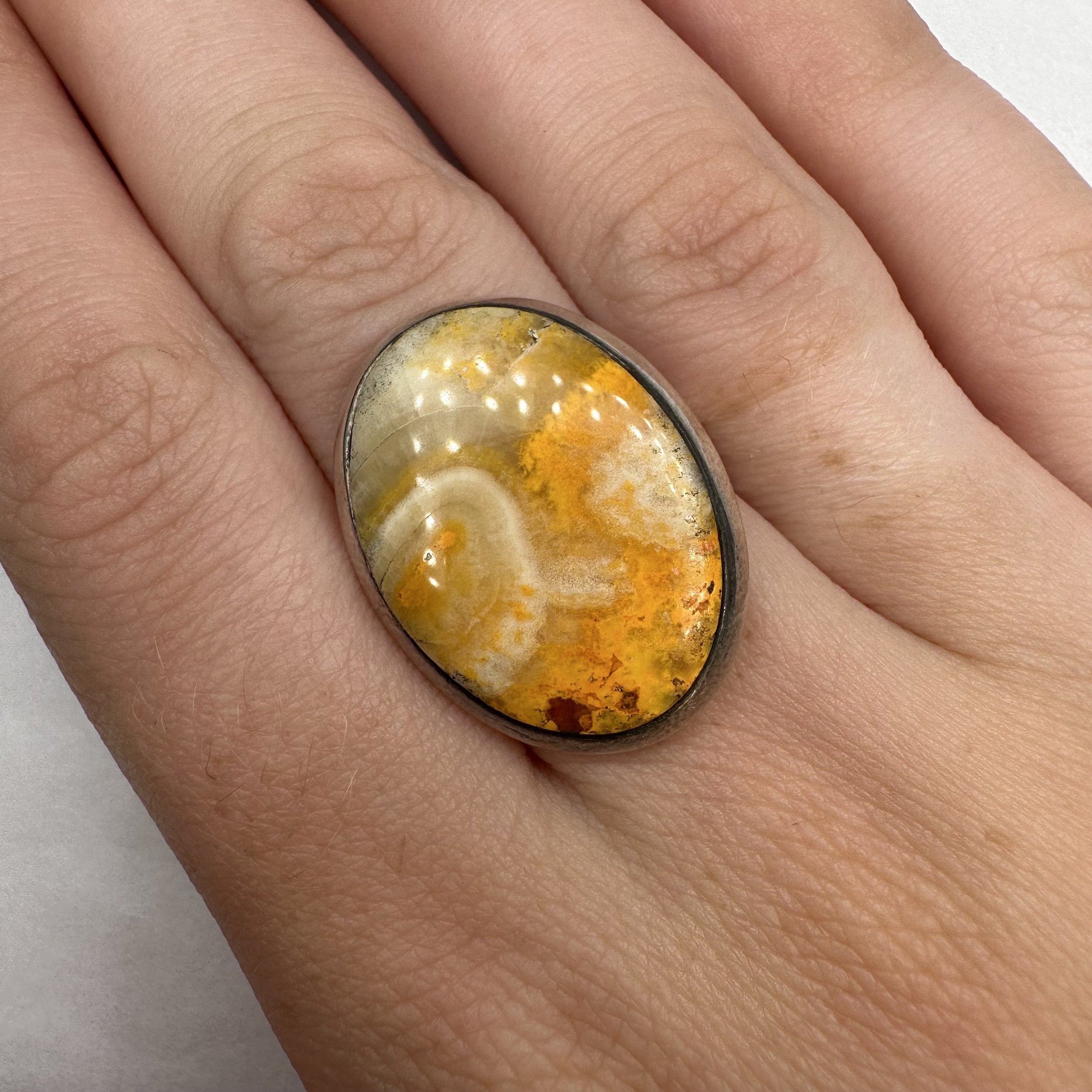 Bumblebee Jasper Ring