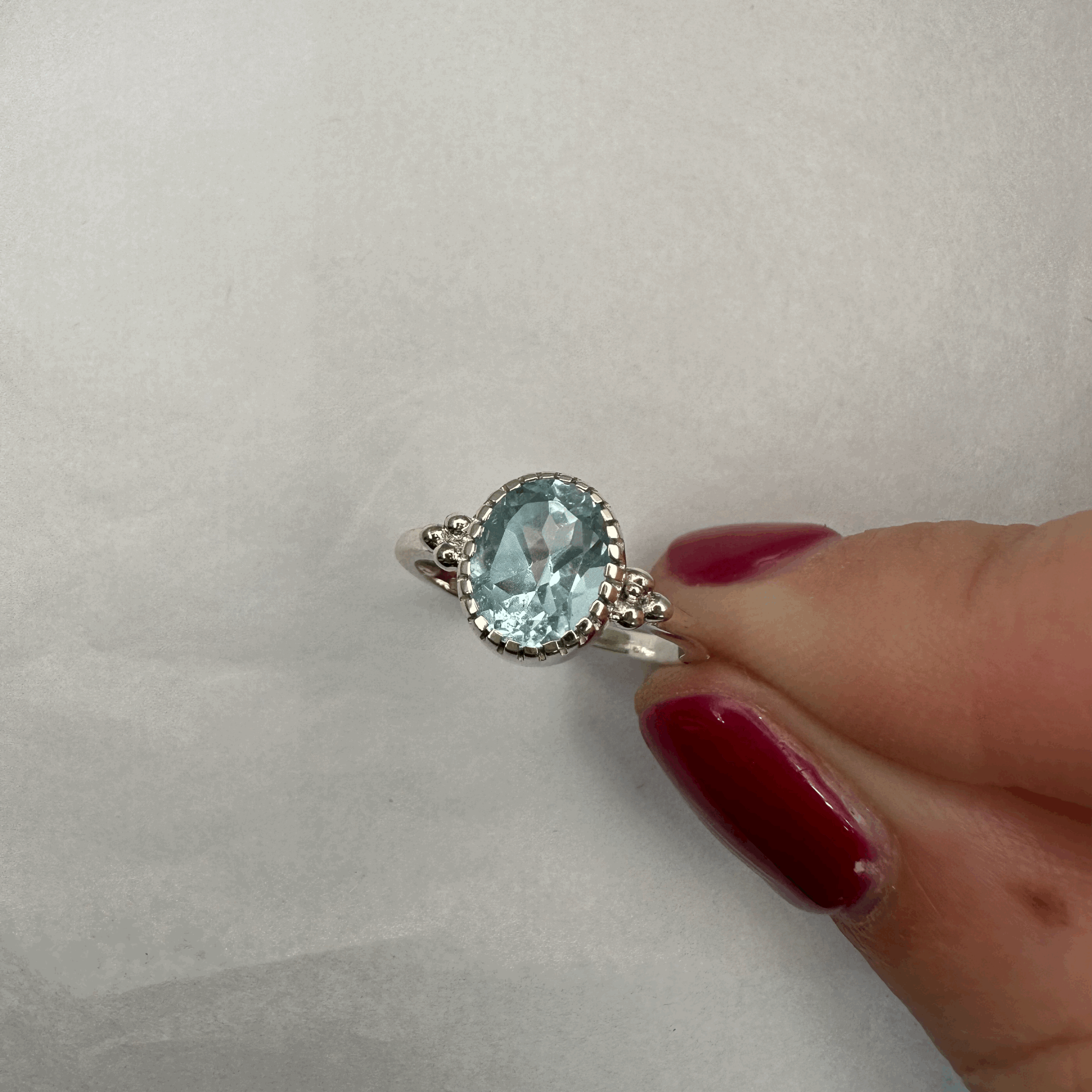 Blue Topaz Ring