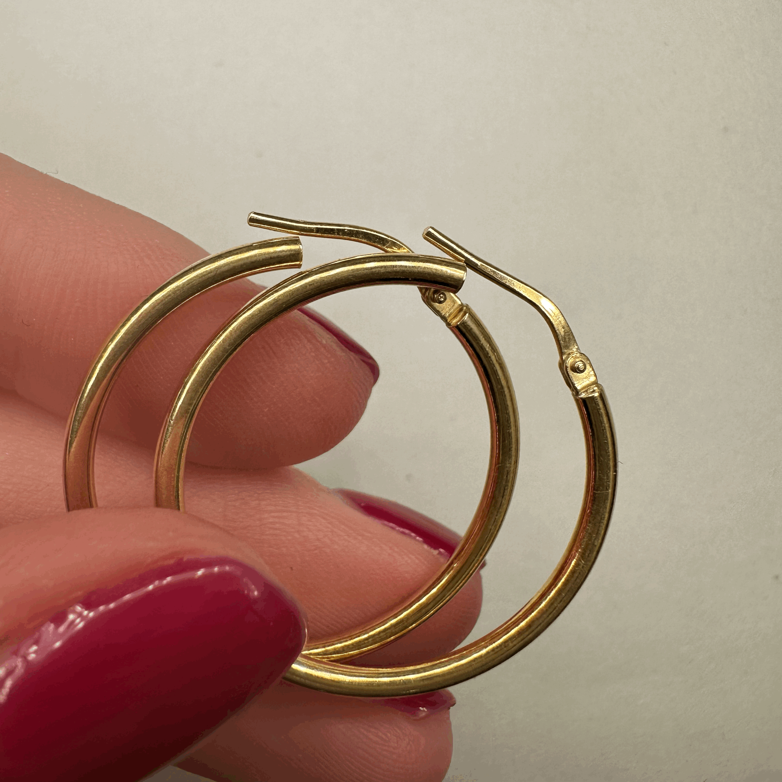 Plain Hoop Earrings