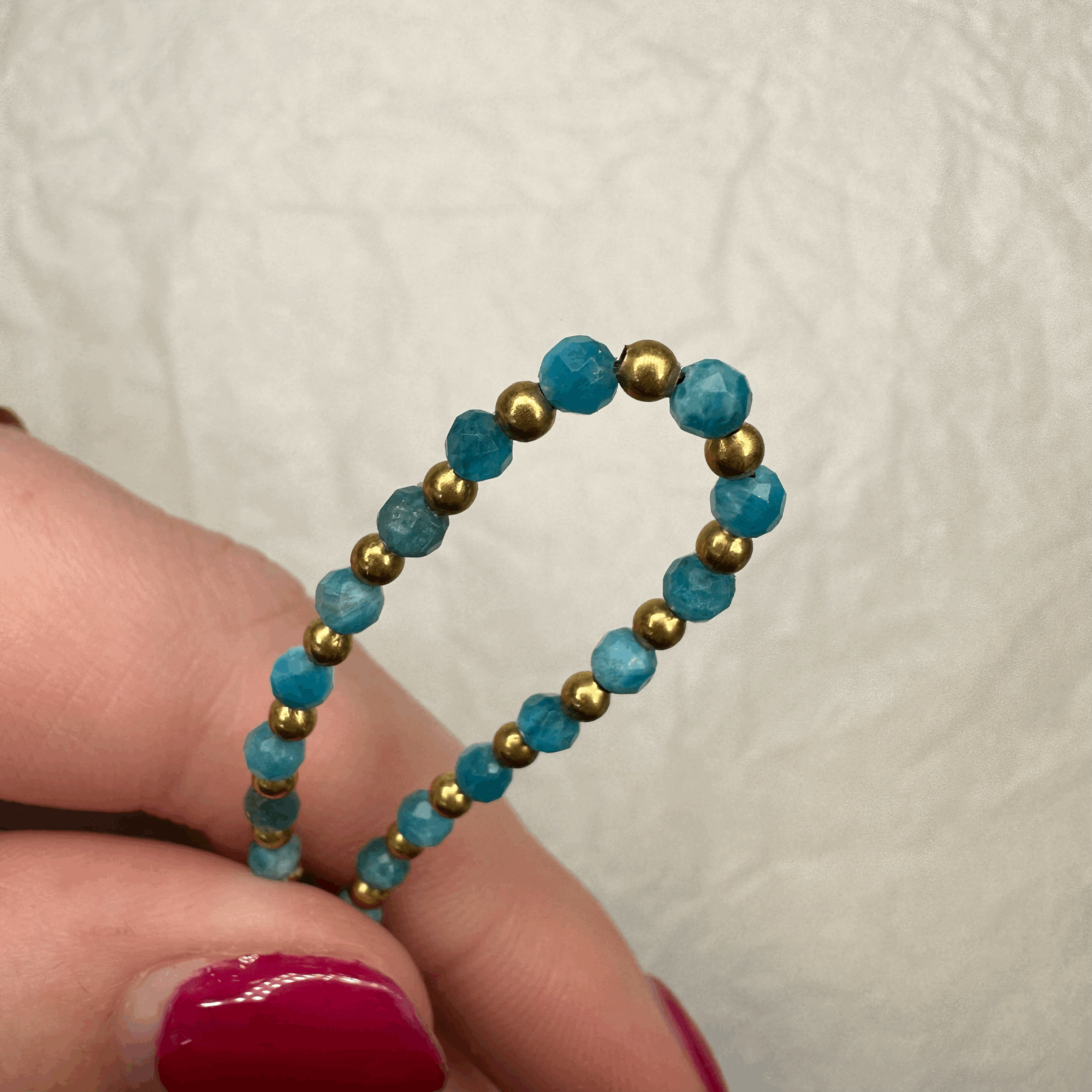 Blue Apatite Bracelet