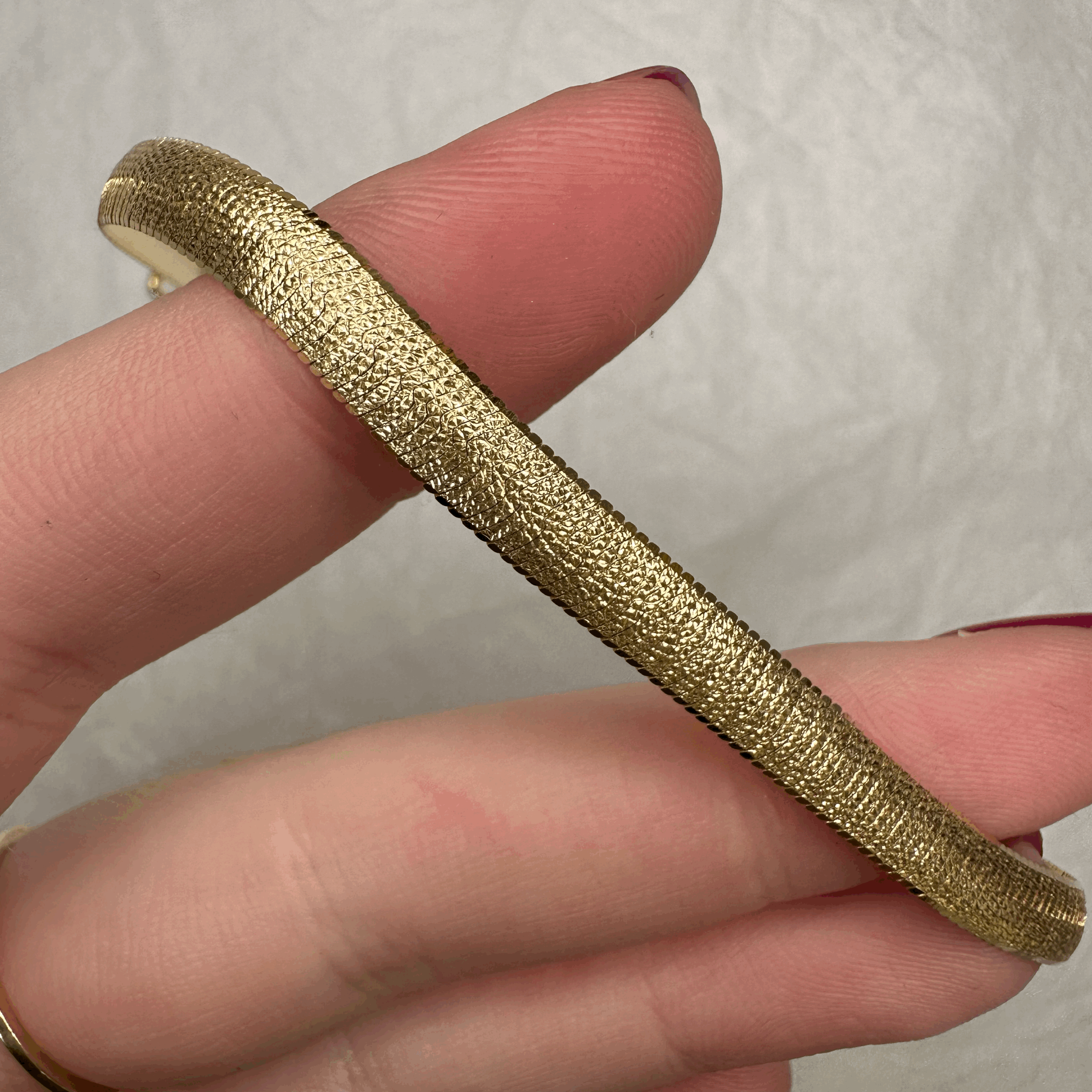 Flat Snake Chain Bracelet