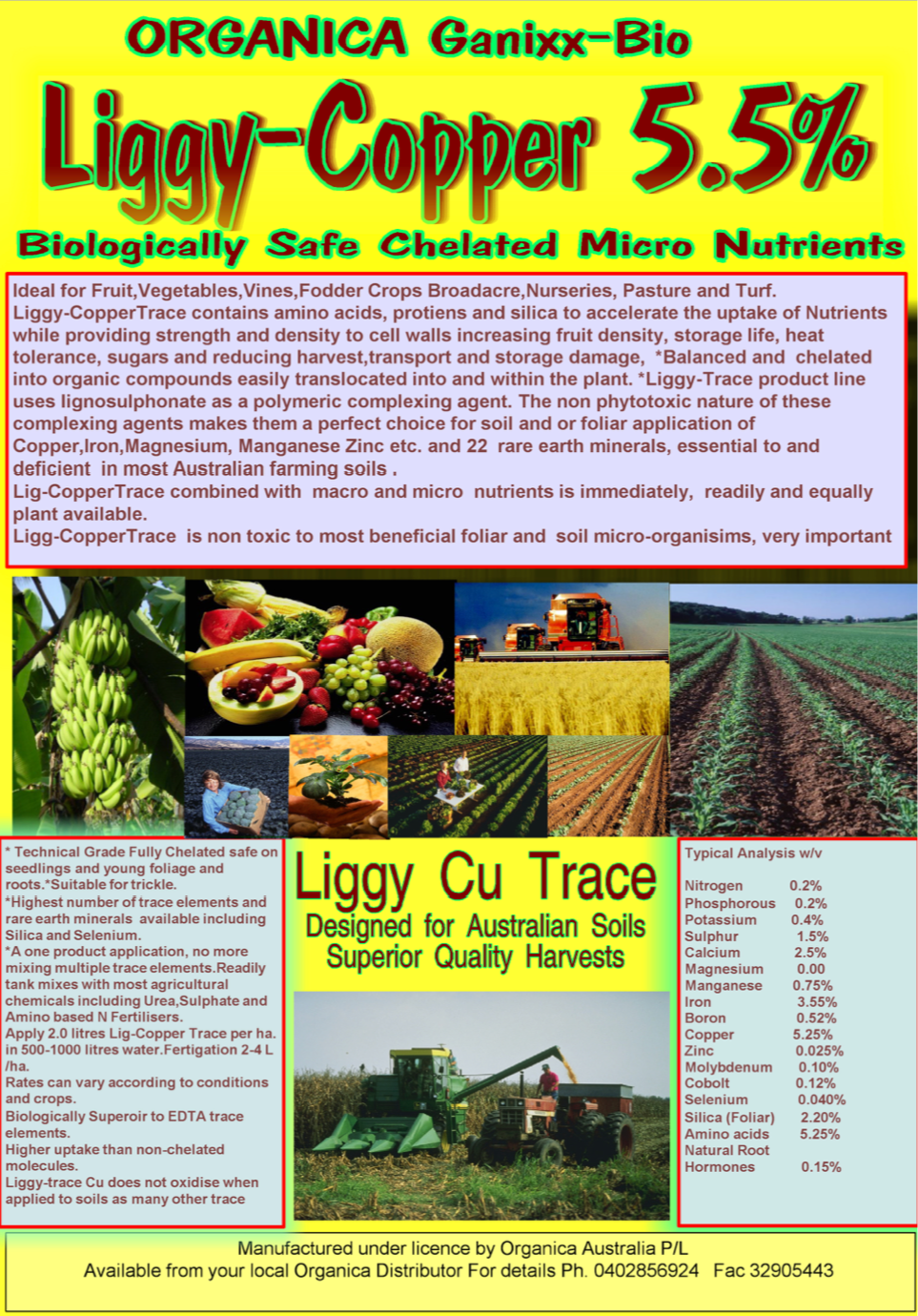 Organica Bio Ag Liggy Trace Copper