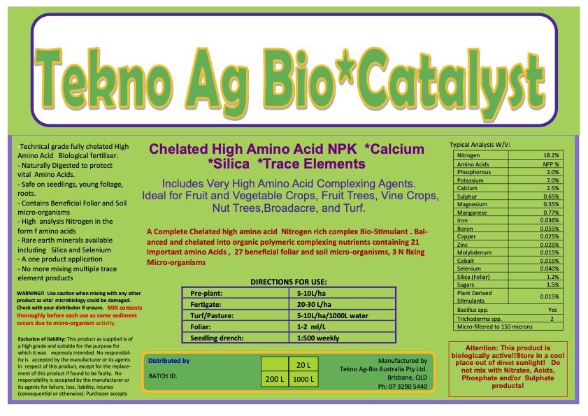 Organica Bio Ag CATALYST