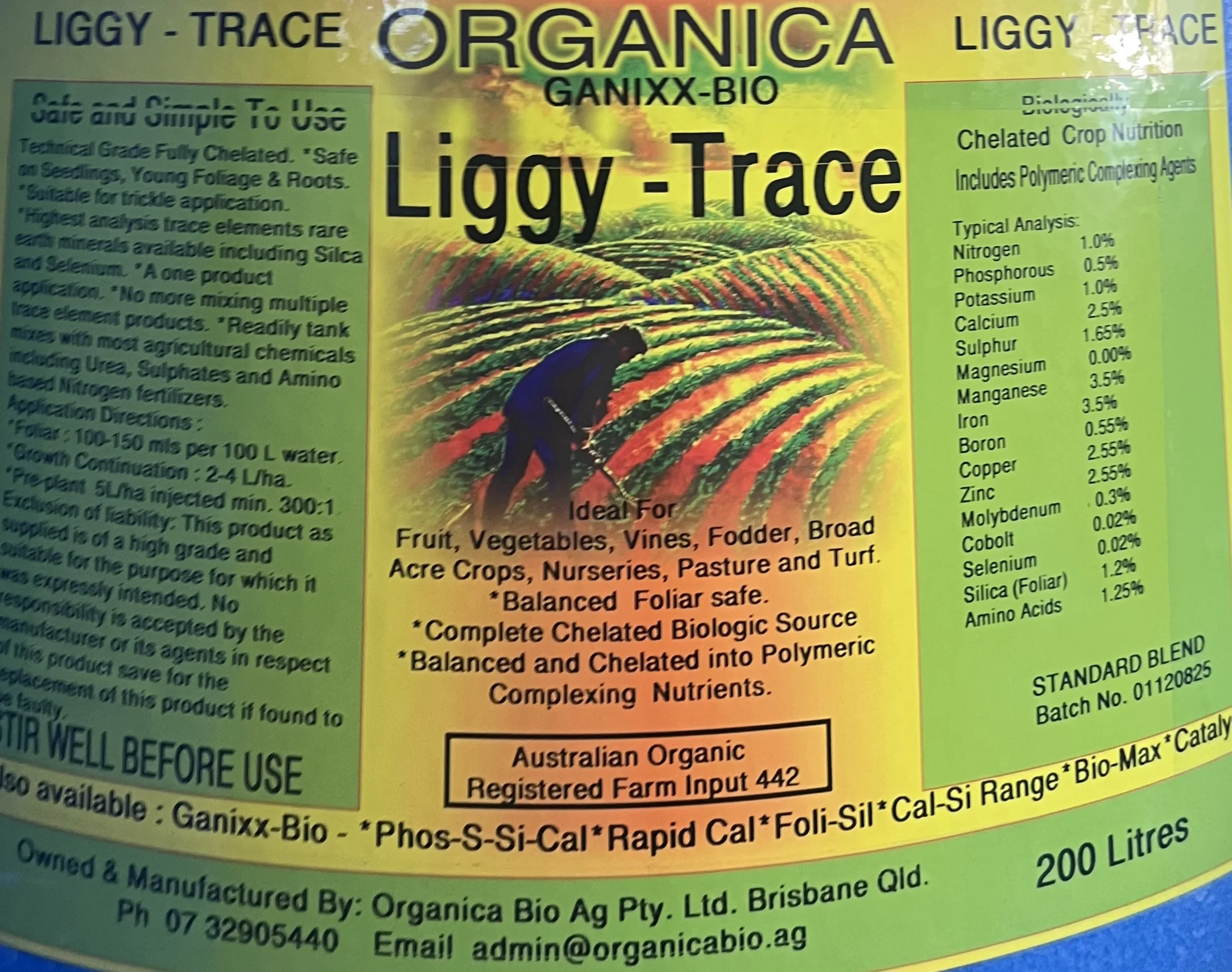 Organica Bio Ag LIGGY TRACE