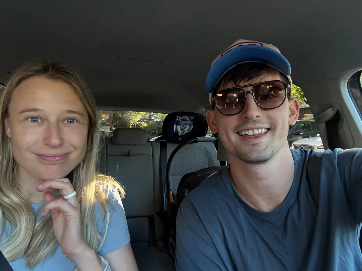 Mom &amp; Dad update
Florence Eleanor Johnson is here 🤍 

She came October 4th just about a week after her due date with the most amazing hair. We have so much to thank the Lord for throughout pregnancy, delivery, and settling at home.

Molly and I 