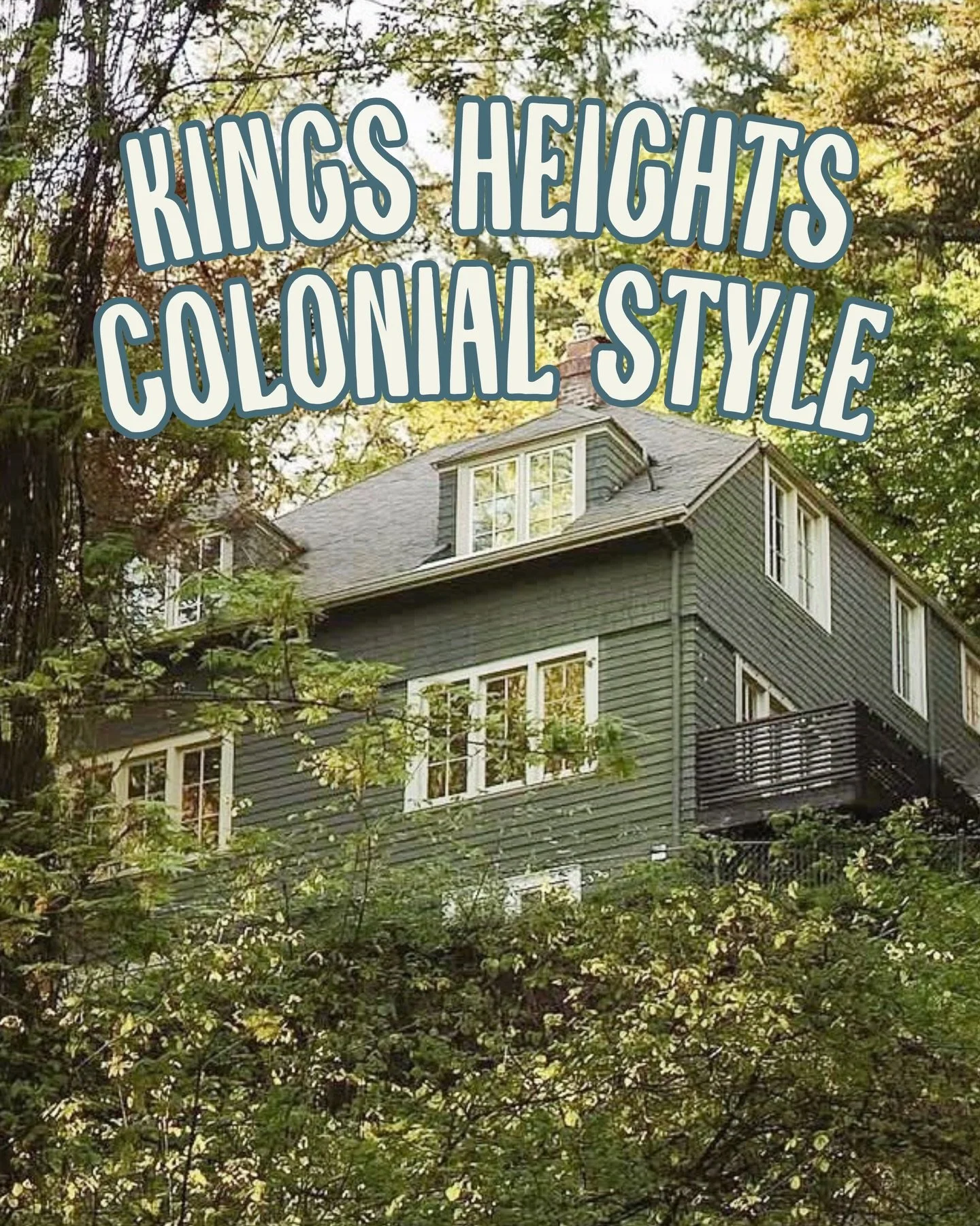 Elevated hillside living + immediate city convenience 🧃 Perched above Burnside in Kings Heights, this south-facing home pairs vintage charm with thoughtful modern updates for a collected and stylish feel.

Set among the trees 🌲 with quick access to