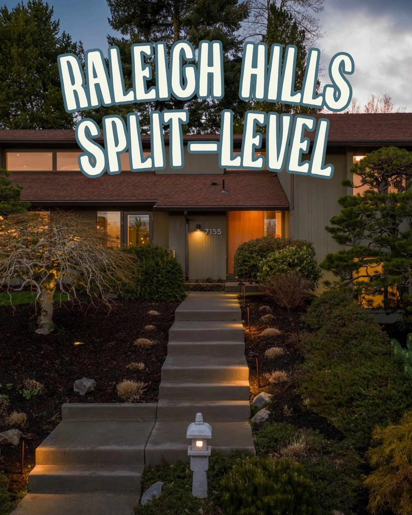 1971 Montclair split-level, taken to the studs and thoughtfully reimagined in 2015.

A raised roofline created a great room at the center of the main level, where vaulted ceilings, skylights, and dual-paned windows usher daylight in.

White oak floor