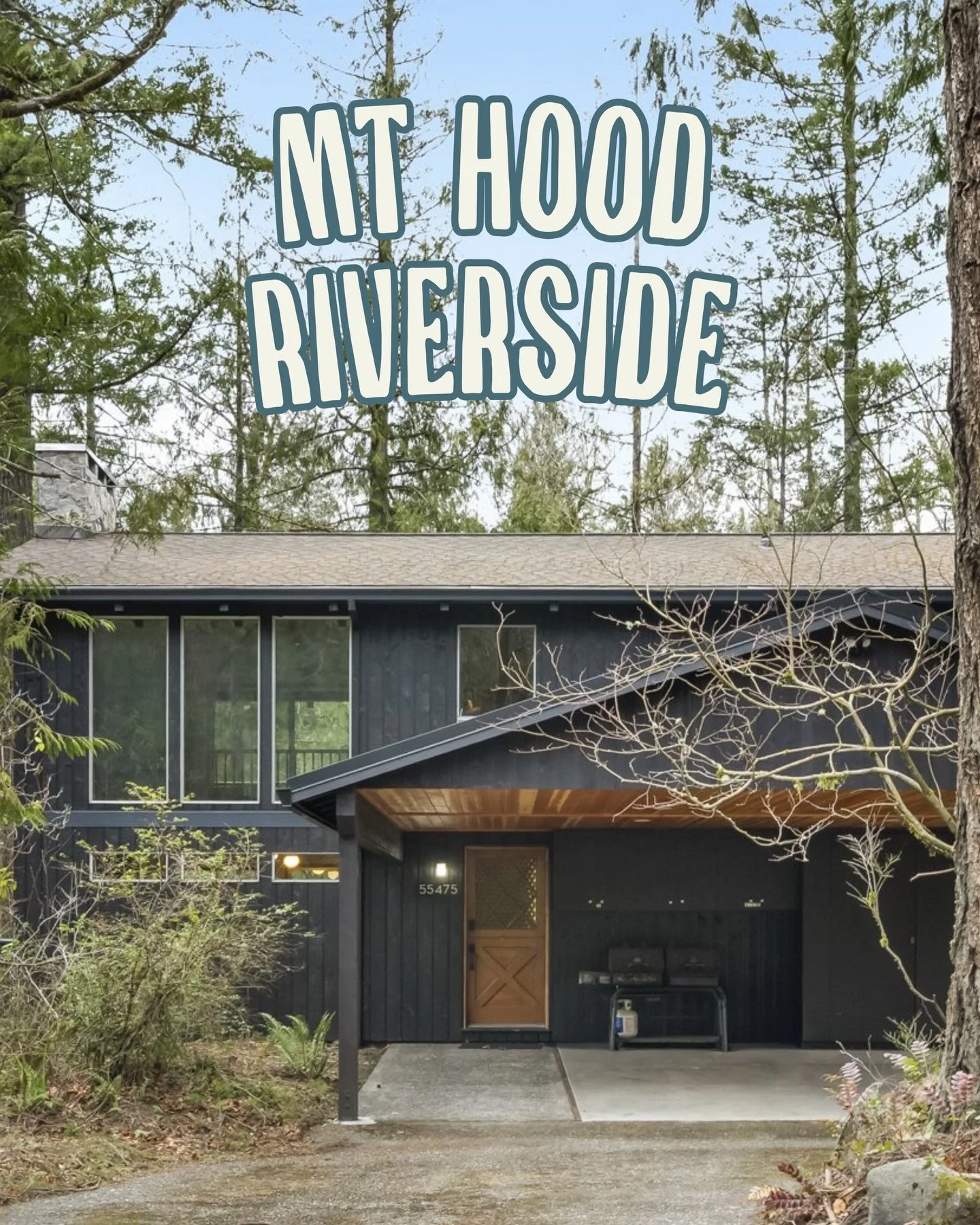 Groovy river days &amp; cracklin&rsquo; fire nights 🌲✨This 1969 Sandy River soul cabin got a fresh spin&mdash;white oak floors underfoot, refinished original cabinetry, and that vintage glow still shining just right.

Soaring ceilings, moody light, 