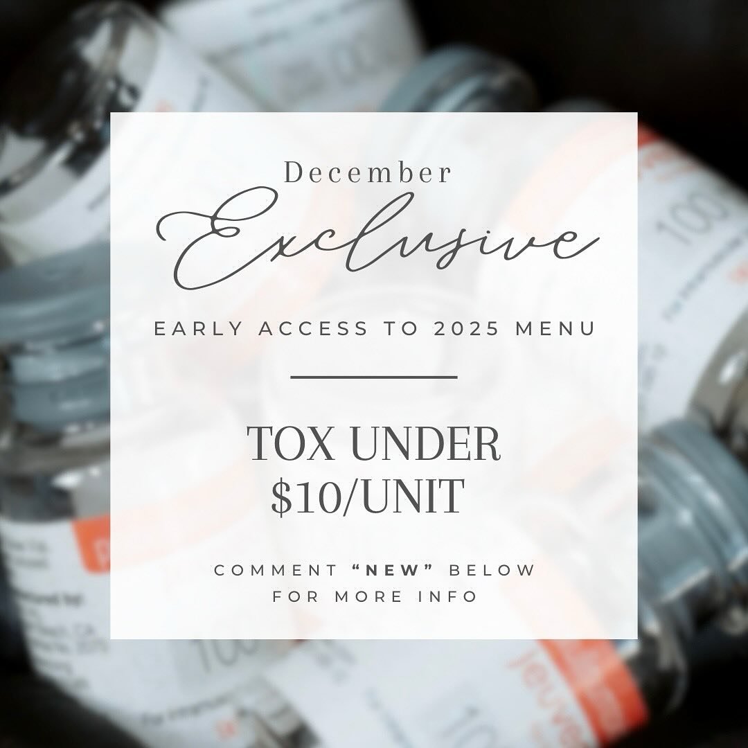 ✨EXCITING UPDATE✨

Our new treatment menu is here, designed with your needs in mind&mdash;offering advanced options at pricing you&rsquo;ll love💖

Why wait? 
Comment &ldquo;NEW&rdquo; below⬇️ to secure your spot and get all the details before these 