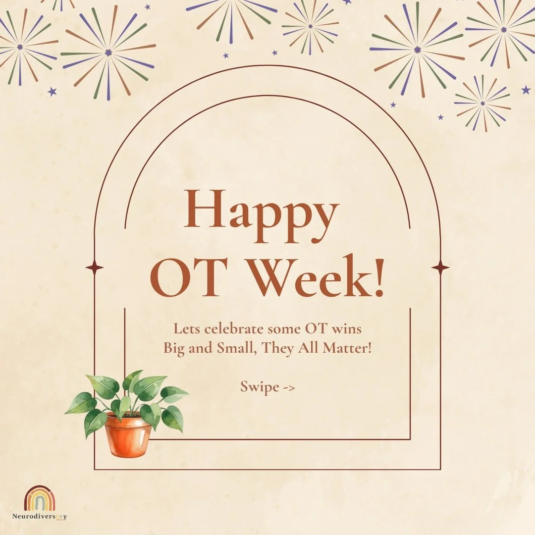 💚 Happy OT Week! 💚

As we wrap up the week, we just wanted to celebrate some of the amazing things the people we work with have achieved through their hard work in OT. We&rsquo;re so proud of every single one of our clients &mdash; for the big wins