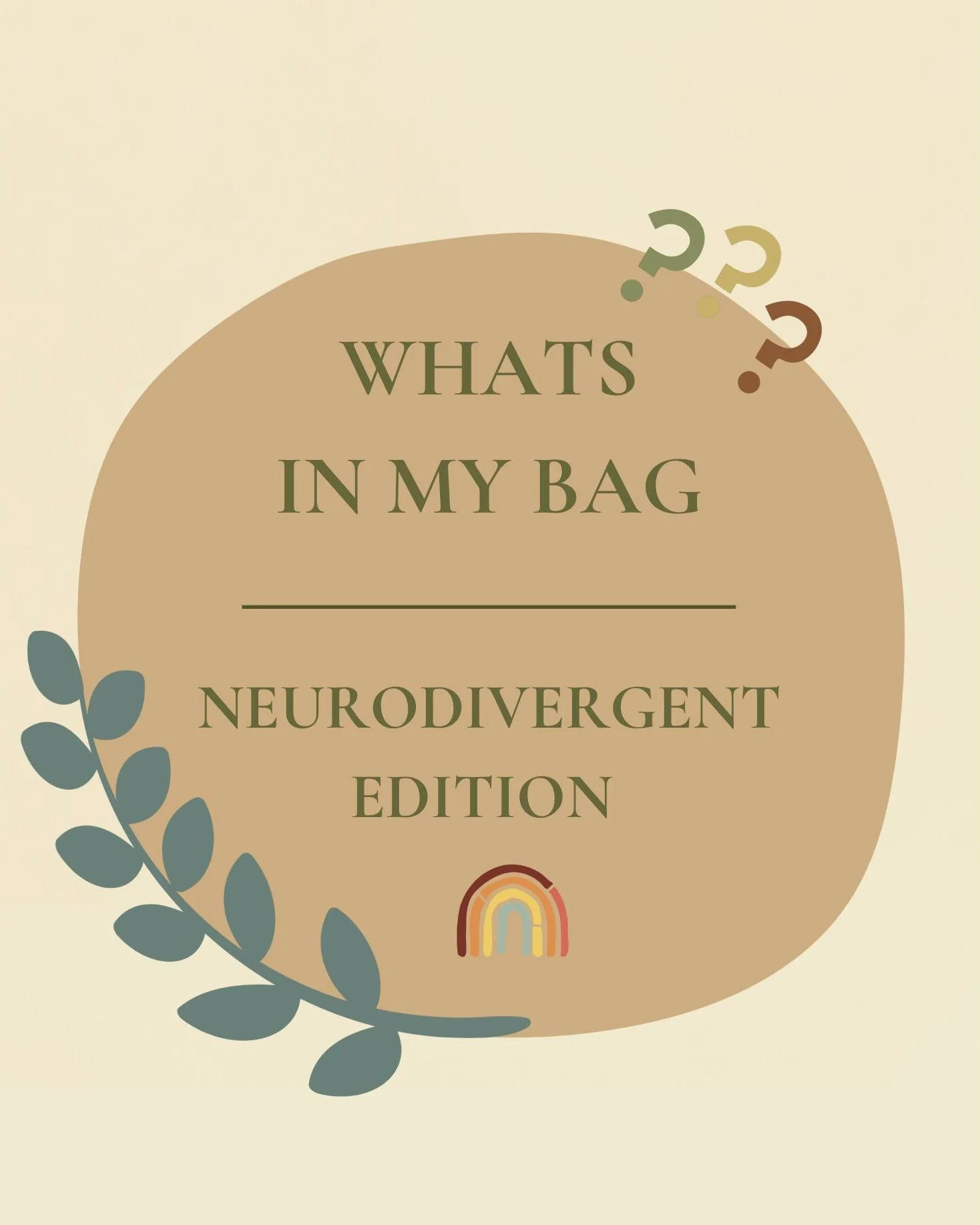 Happy Neurodiversity week everyone ! 

Thought we&rsquo;d do a little what&rsquo;s in my bag - Neurodivergent edition 🎧

A little peek inside our team&rsquo;s bags - filled with tools that help us regulate, feel supported and make participating in e