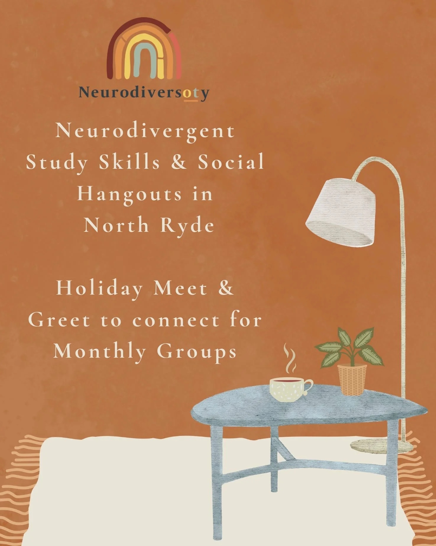 Neurodivergent Study Skills &amp; Social Hangouts in North Ryde Holiday Meet &amp; Greet to match and connect people for Monthly Groups

Are uni assignments?
Taking forever?
Lacking clarity?
Really hard to start?
Not showing your actual intelligence 