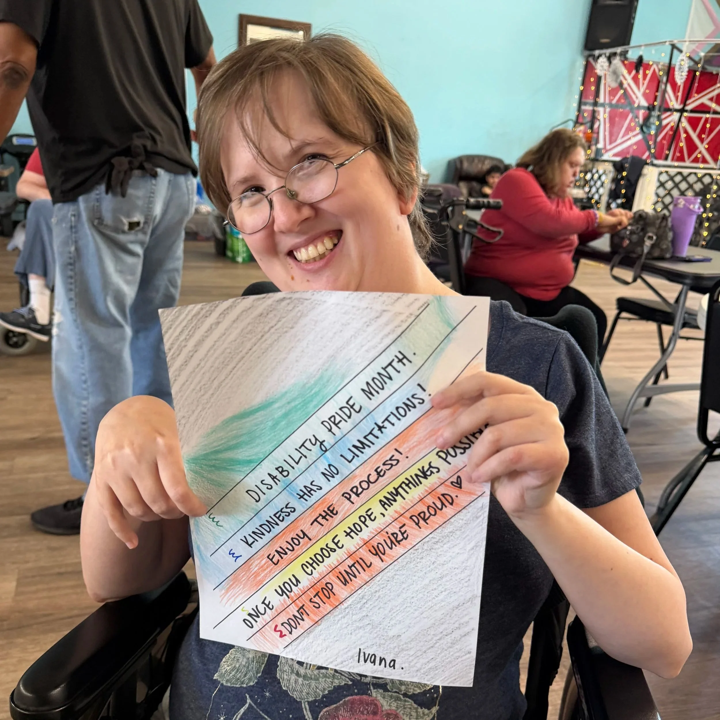 Disability Pride Flag activity - July 2026
