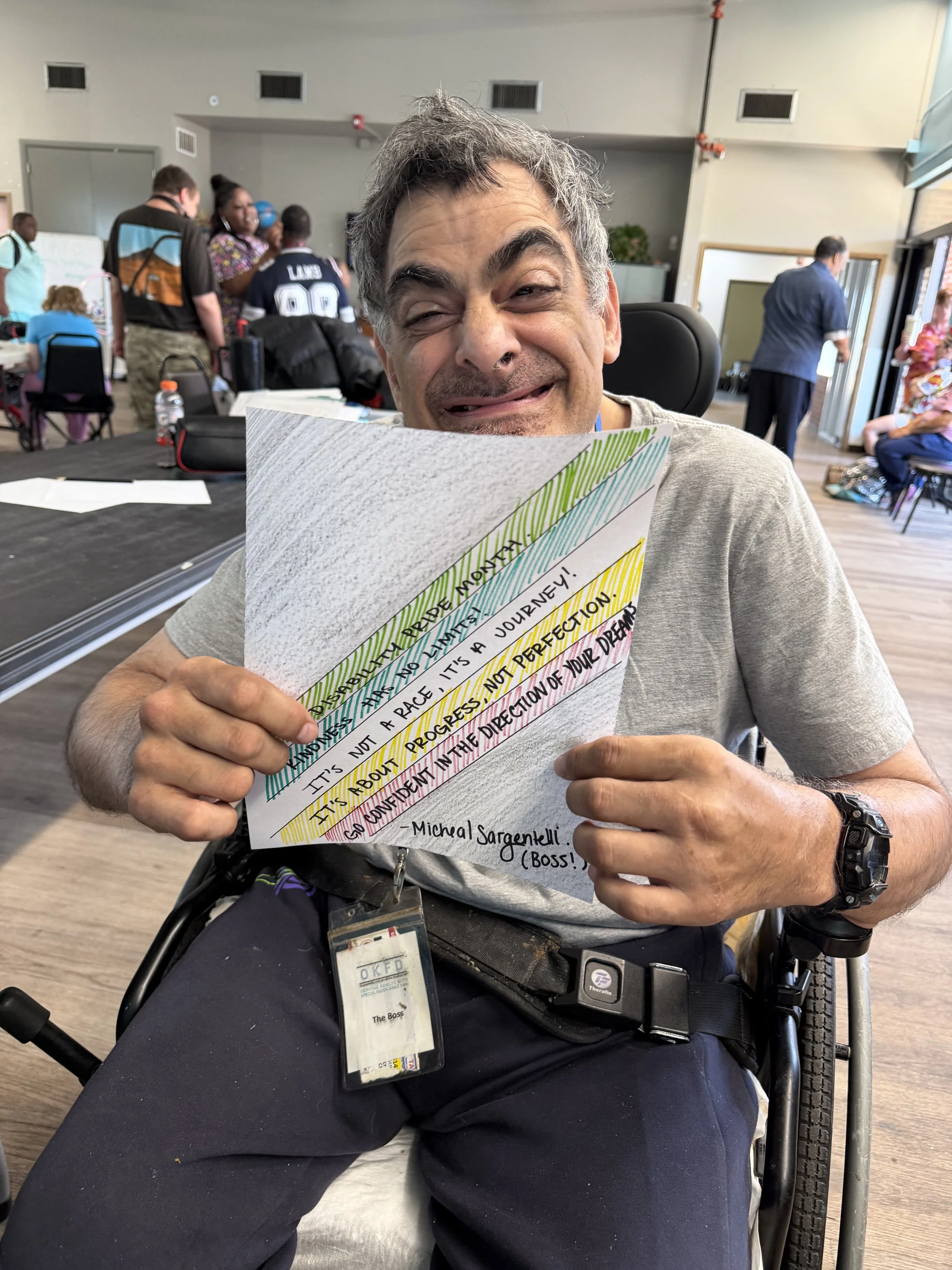 Disability Pride Flag activity - July 2026
