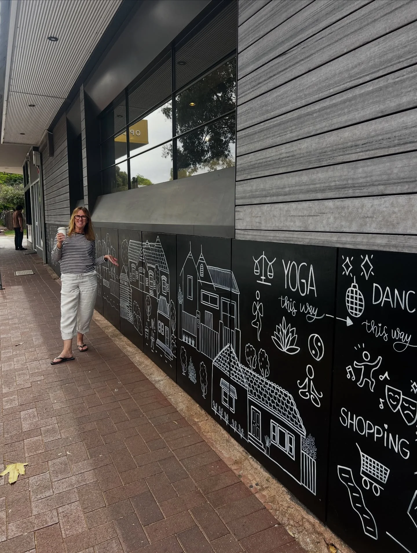 I showed my mural - with coffee in hand - to one of my favourite humans this morning 🥰

A little reminder that when you push yourself, you often discover you&rsquo;re capable of far bigger things than you first thought 💭

Got through the first week