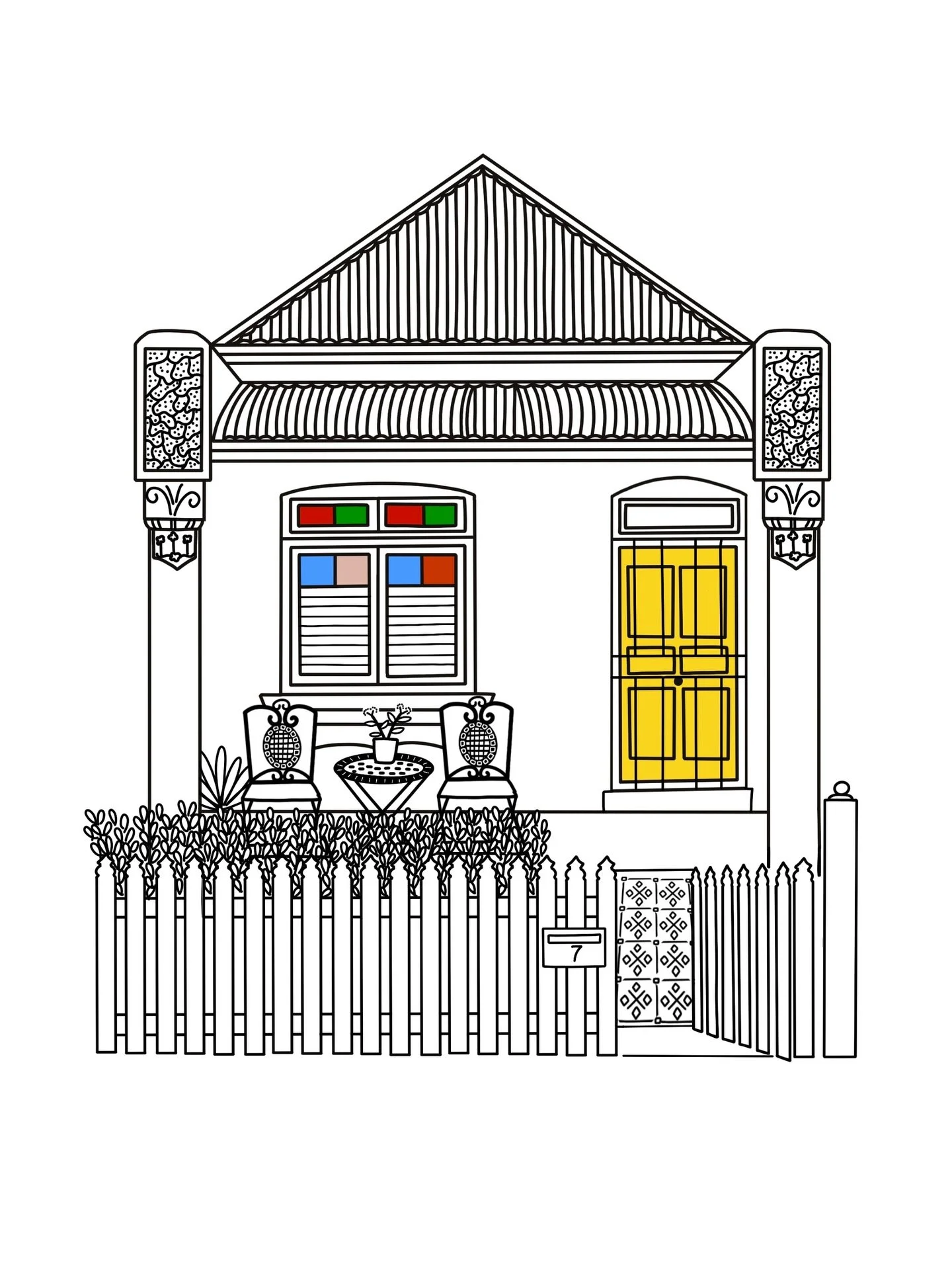 I&rsquo;ve said it before but&hellip;.. it really IS alllll in the details 💫

This absolute ripper sits all the way over in Leichhardt, NSW. 

She has it all going on - beautiful windows, that yellow door 🤩 and some oh so pretty entry tiles - oh an