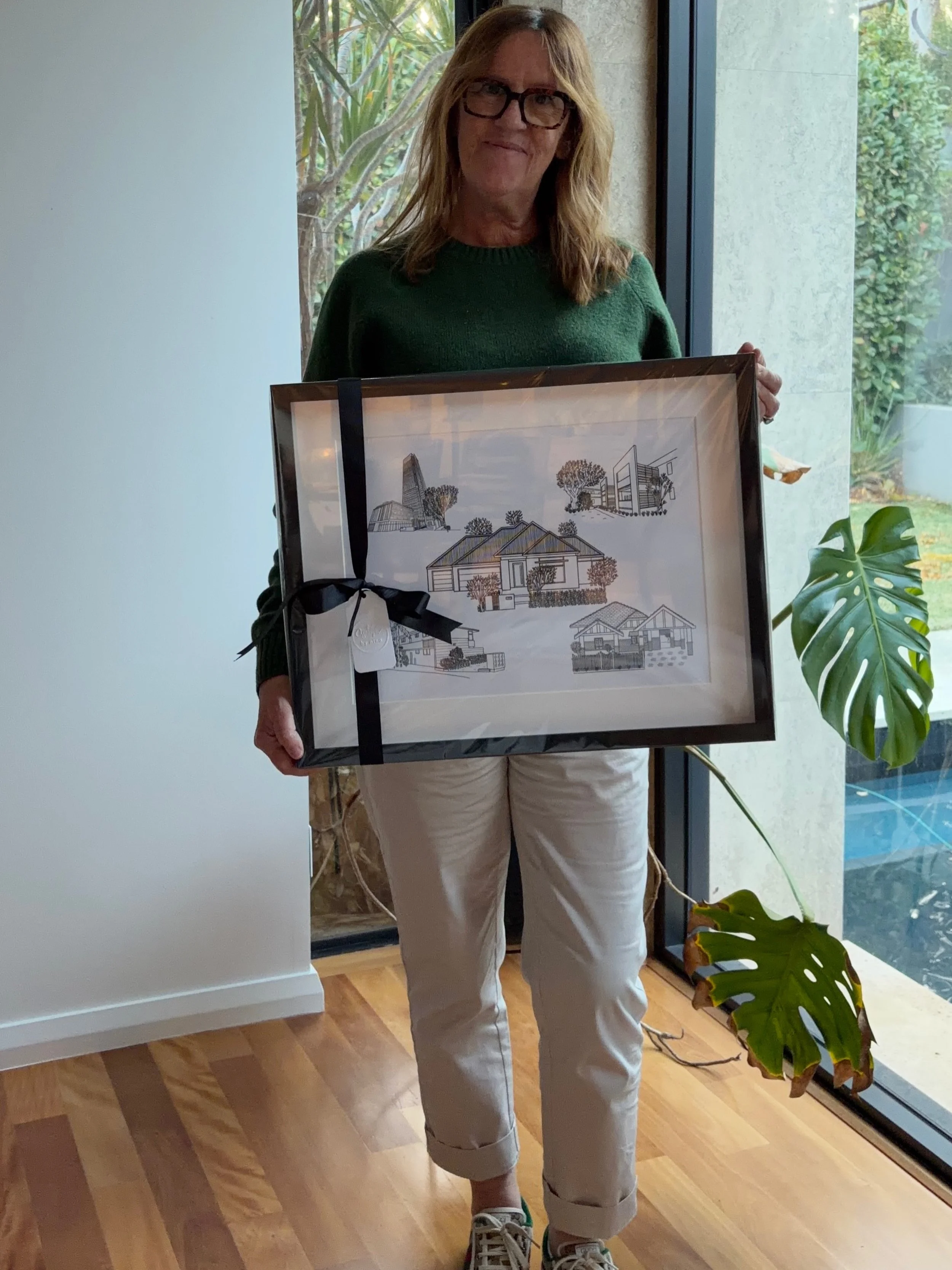Not all love stories are told in words&hellip; some are told in houses 🏡

This piece was created to celebrate an anniversary &mdash; five homes, each one holding a chapter of this couple&rsquo;s life together.

Five houses, one love story 🤎

If you
