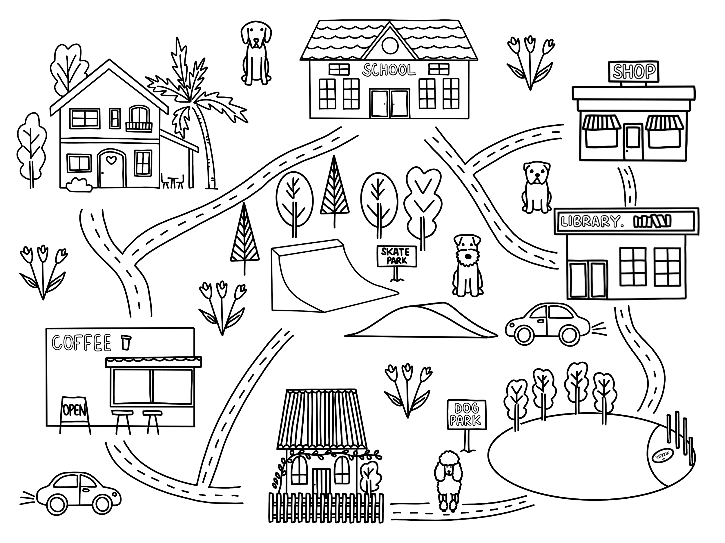 FREE Colouring In Sheet