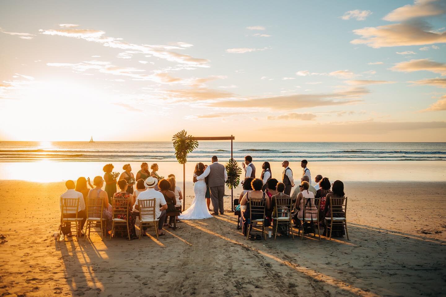 Dreamy beach wedding in Playa Grande