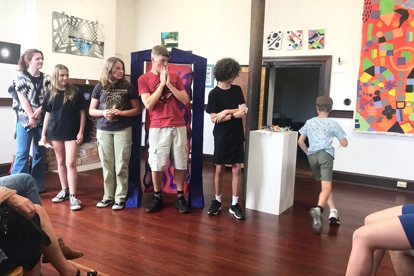 Shifting realms exhibition opening