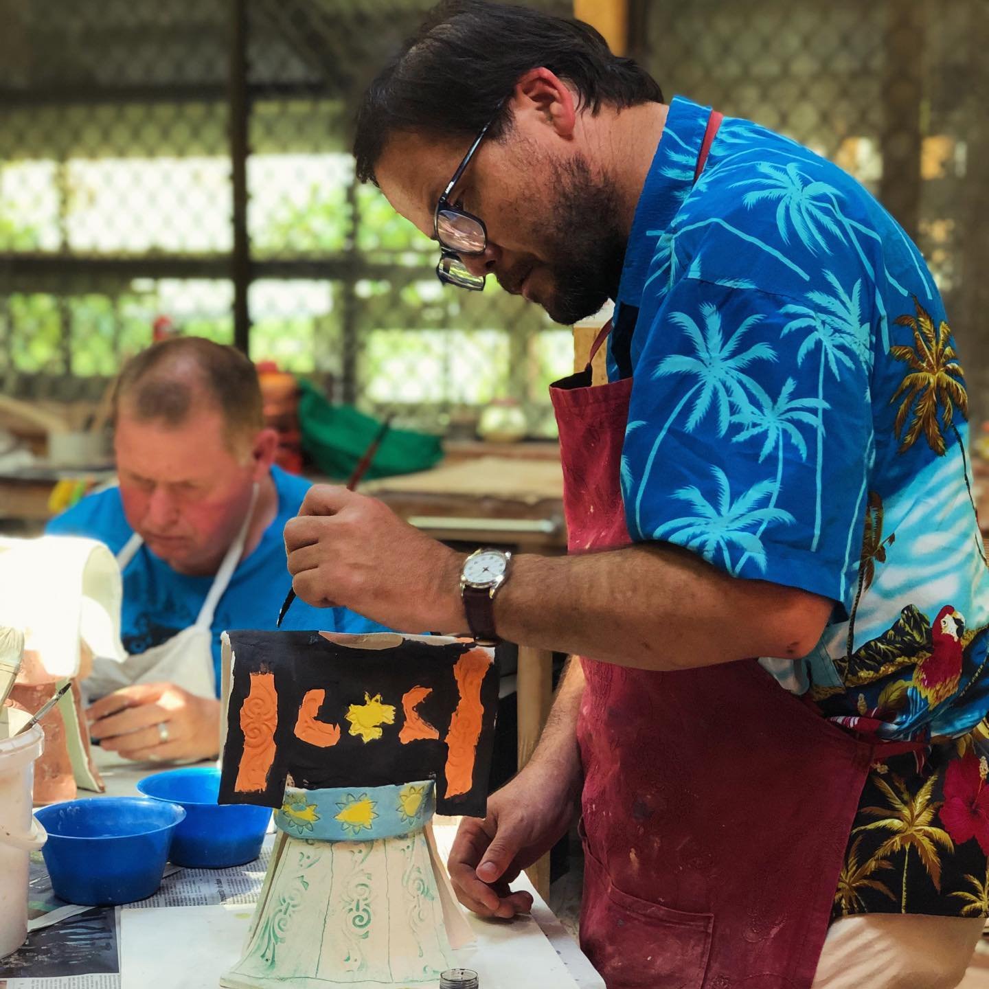 The mud warriors meet every Thursday at Phoenix School of Arts. 
They learn from the wonderful @michaelakloeckner_mudmad and have a ball creating amazing sculptures. 
Check out some work in progress.