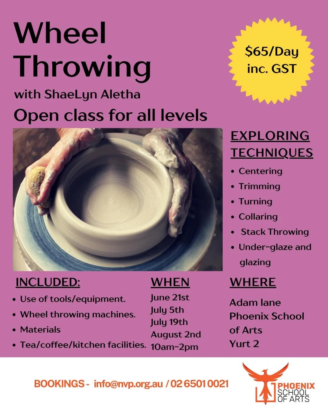 Wheel Throwing with ShaeLyn Aletha