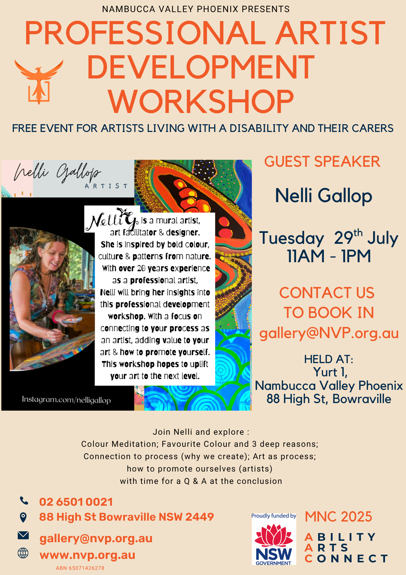 Professional Development Workshop with Nelli Gallop