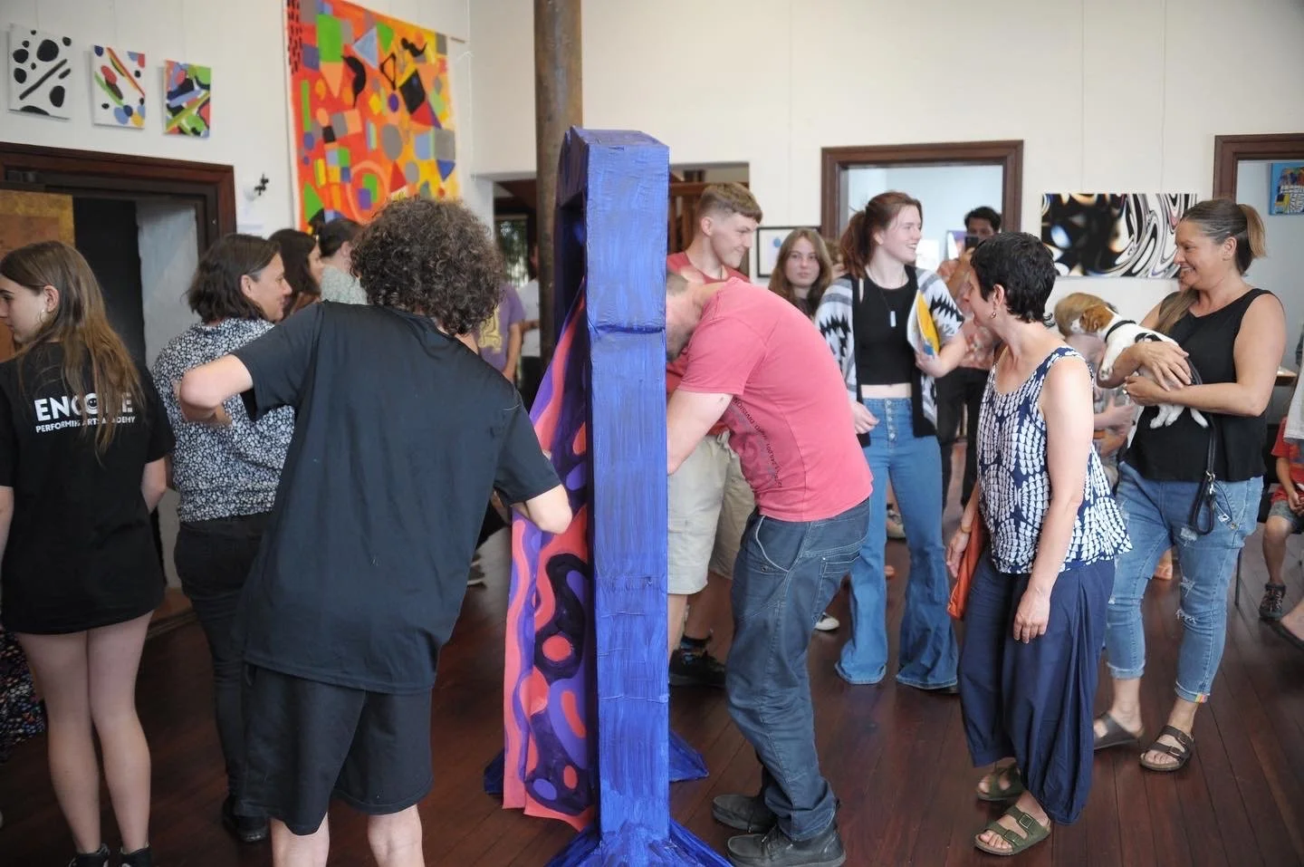 Shifting realms exhibition opening