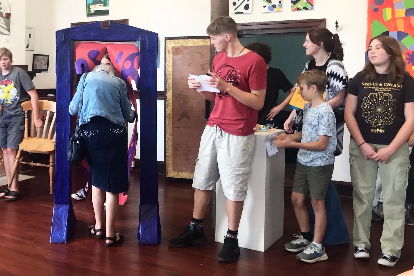 Shifting realms exhibition opening