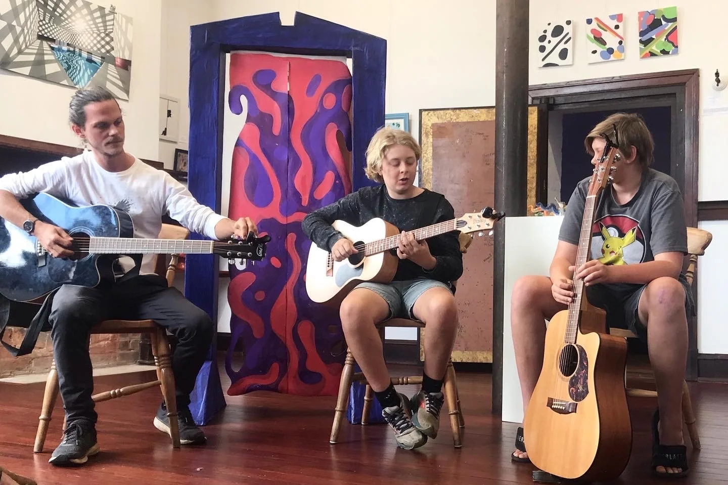 Shifting realms exhibition opening