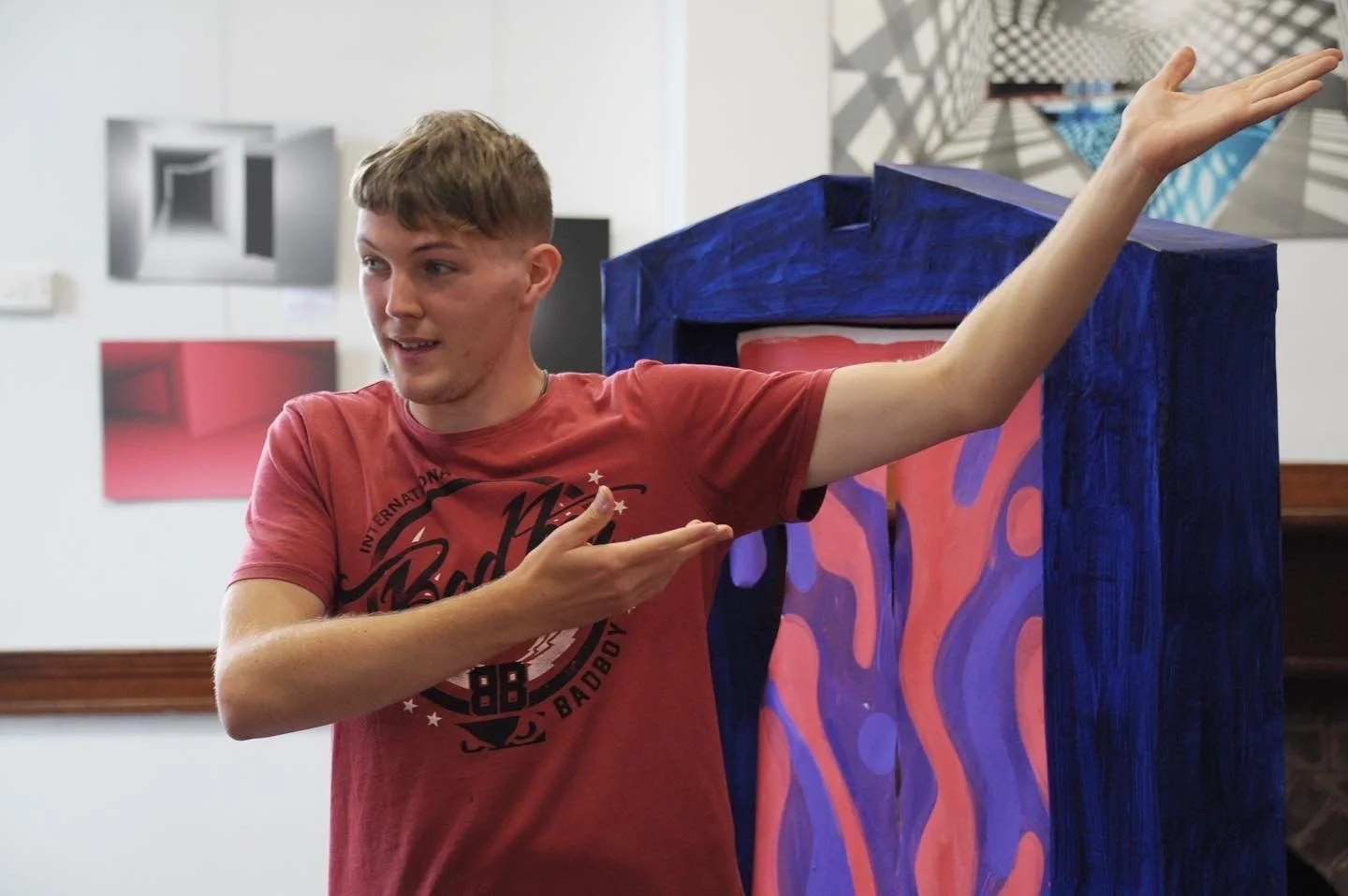 Shifting realms exhibition opening