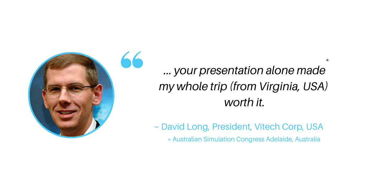 Dr David Long, President Vitech Corp, USA